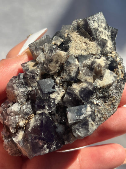 Yum Yum Pocket UK Fluorite Clusters
