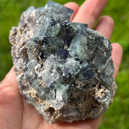 Hidden Forest Pocket English Fluorite Clusters HFP-2