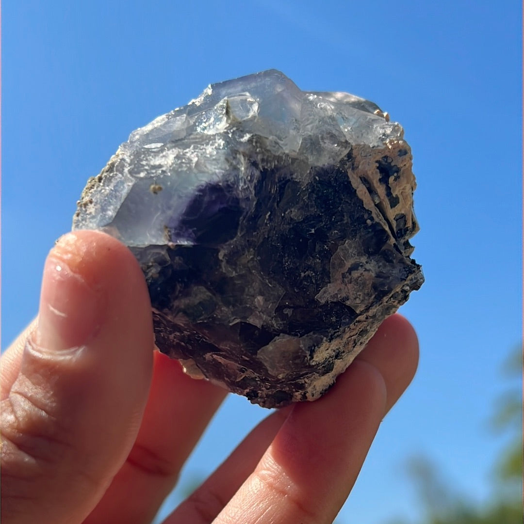 “Cosmic” Yindu Fluorite Cluster