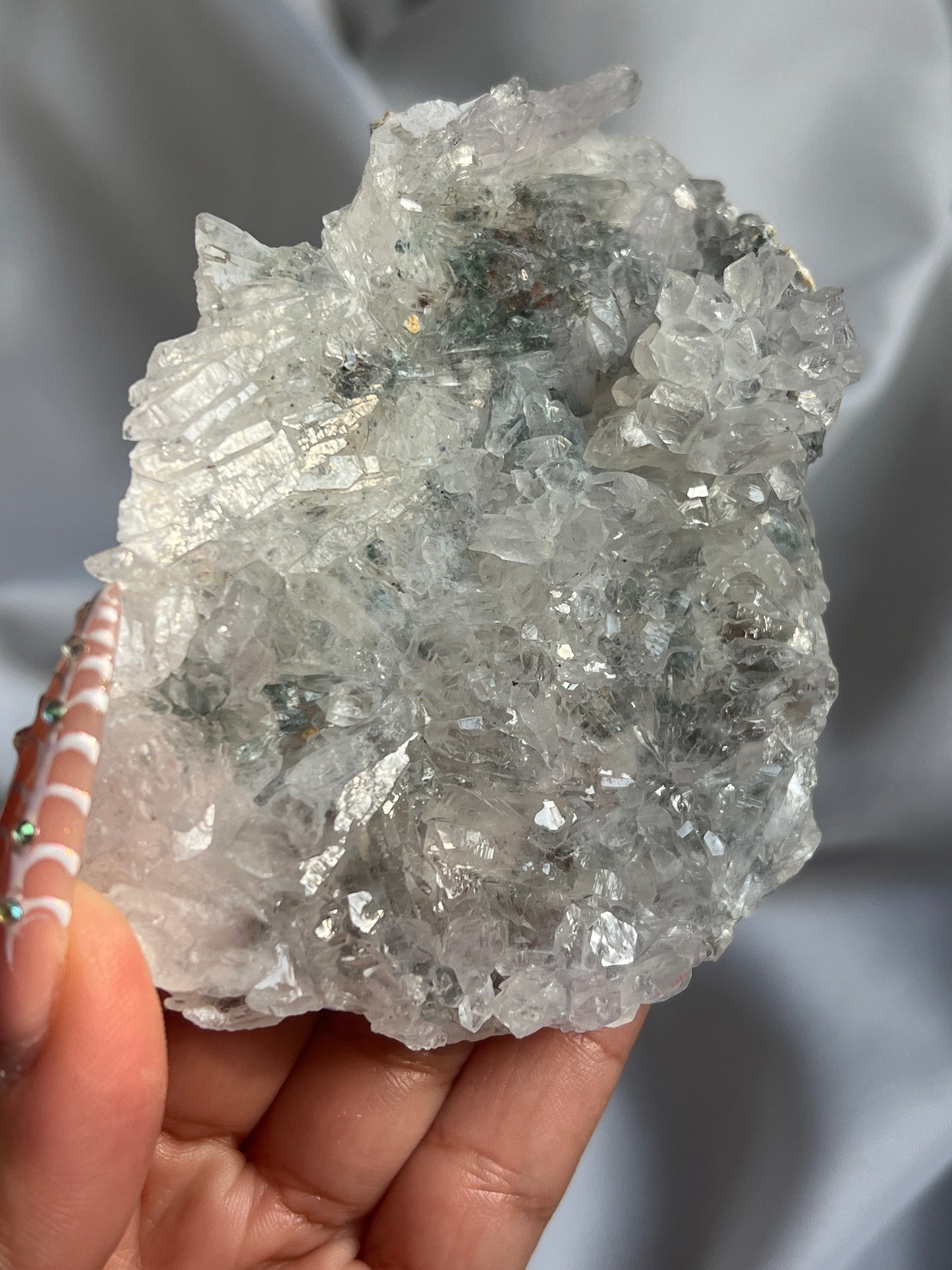 “Dewy Petals” Amethyst Flower Cluster