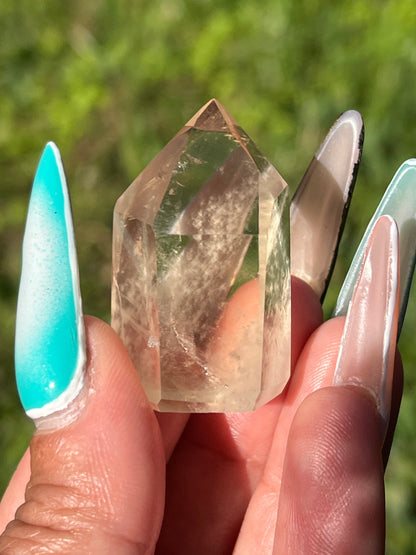 “Positively Glowing” Small Pale Citrine Points