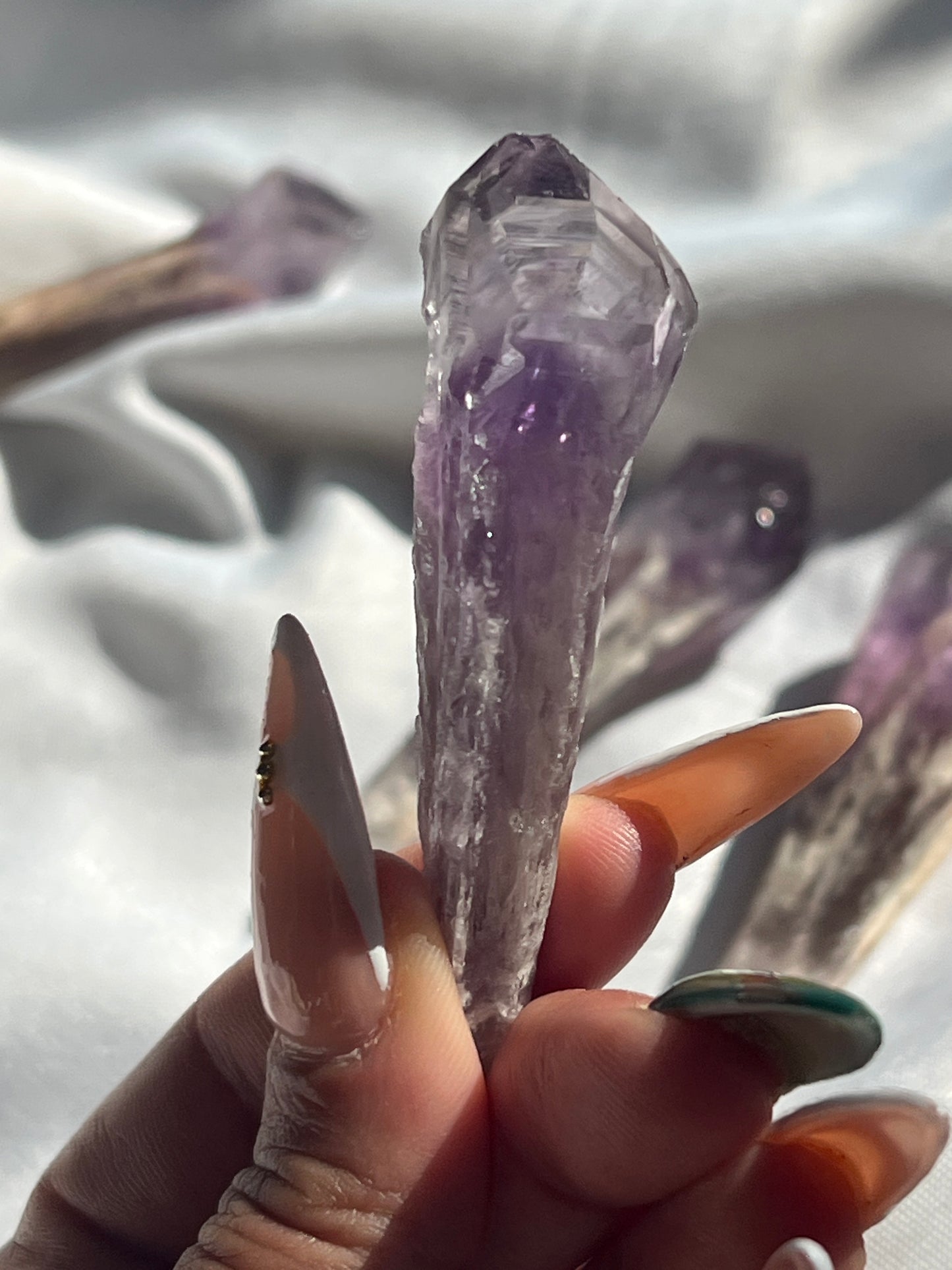 “Whimsy” Amethyst Root Wands