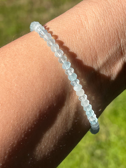 “Aquatic” Aquamarine Bracelet