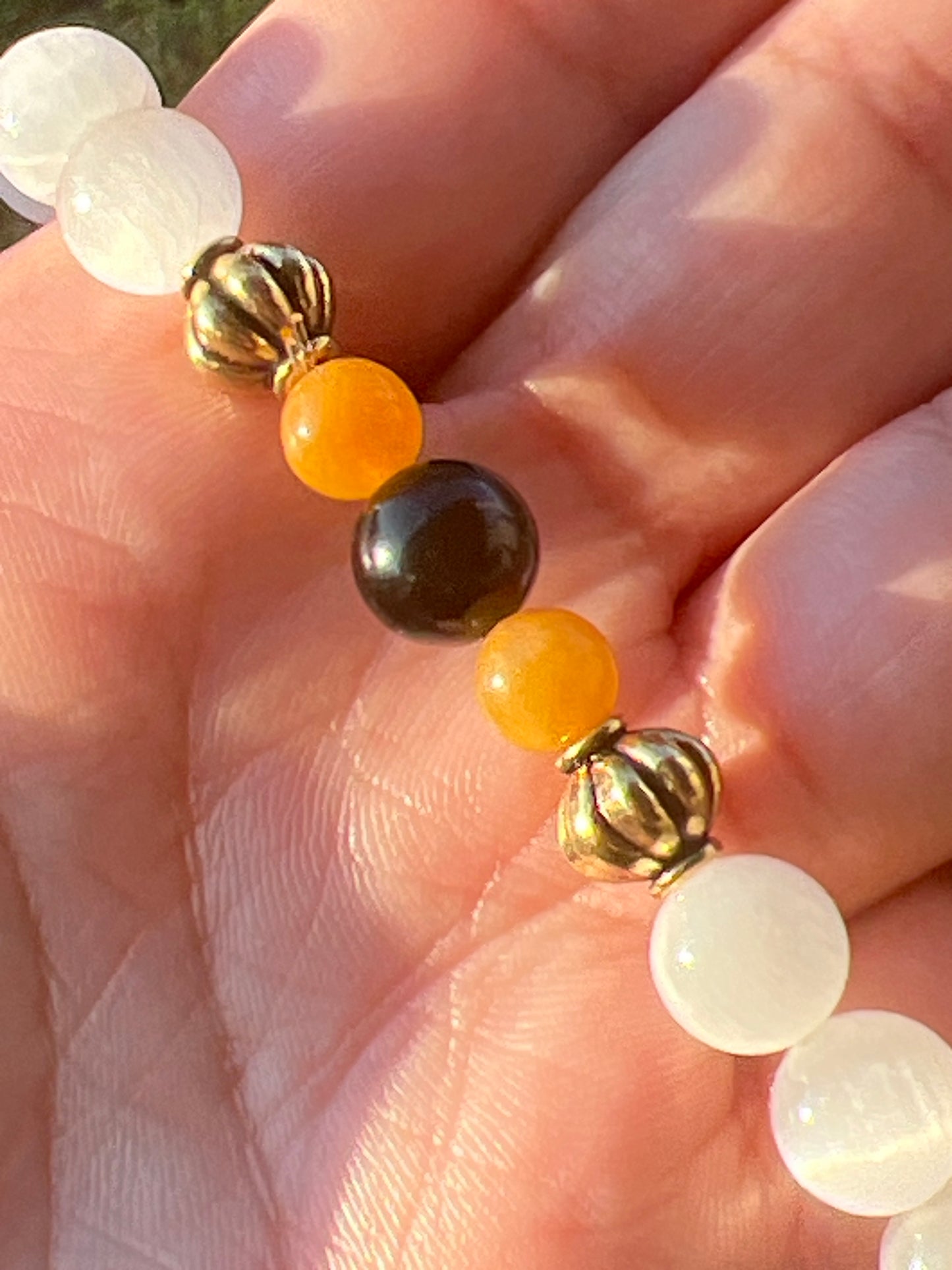 “Trick or Treat” Pumpkin Kitty Bracelet