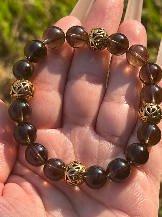 “Baroque” Smoky Quartz Bracelet