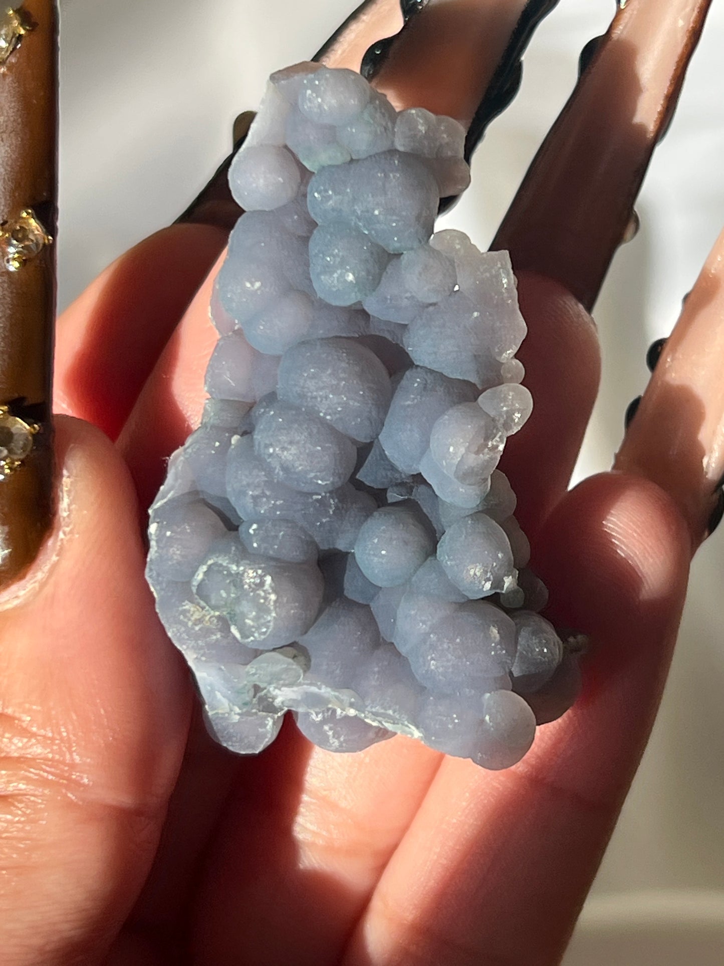 “Galactic Glitz” Grape Agate Clusters