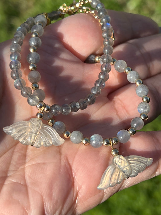 “Ariel’s Adornment” Labradorite Bracelets