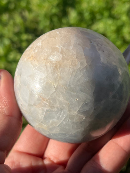 “Clear Skies” Light Blue Calcite Spheres