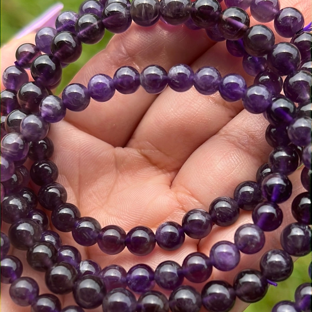 “Grape Jelly” Uruguayan Amethyst Bracelets