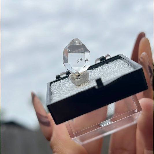 “Crisp Breeze” Small Herkimer Diamond