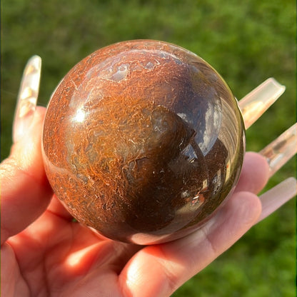 “Enchanting Autumn” Multicolor Jasper Spheres