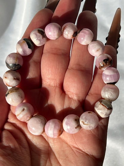 “Witch’s Brew” Pink Aragonite Bracelets