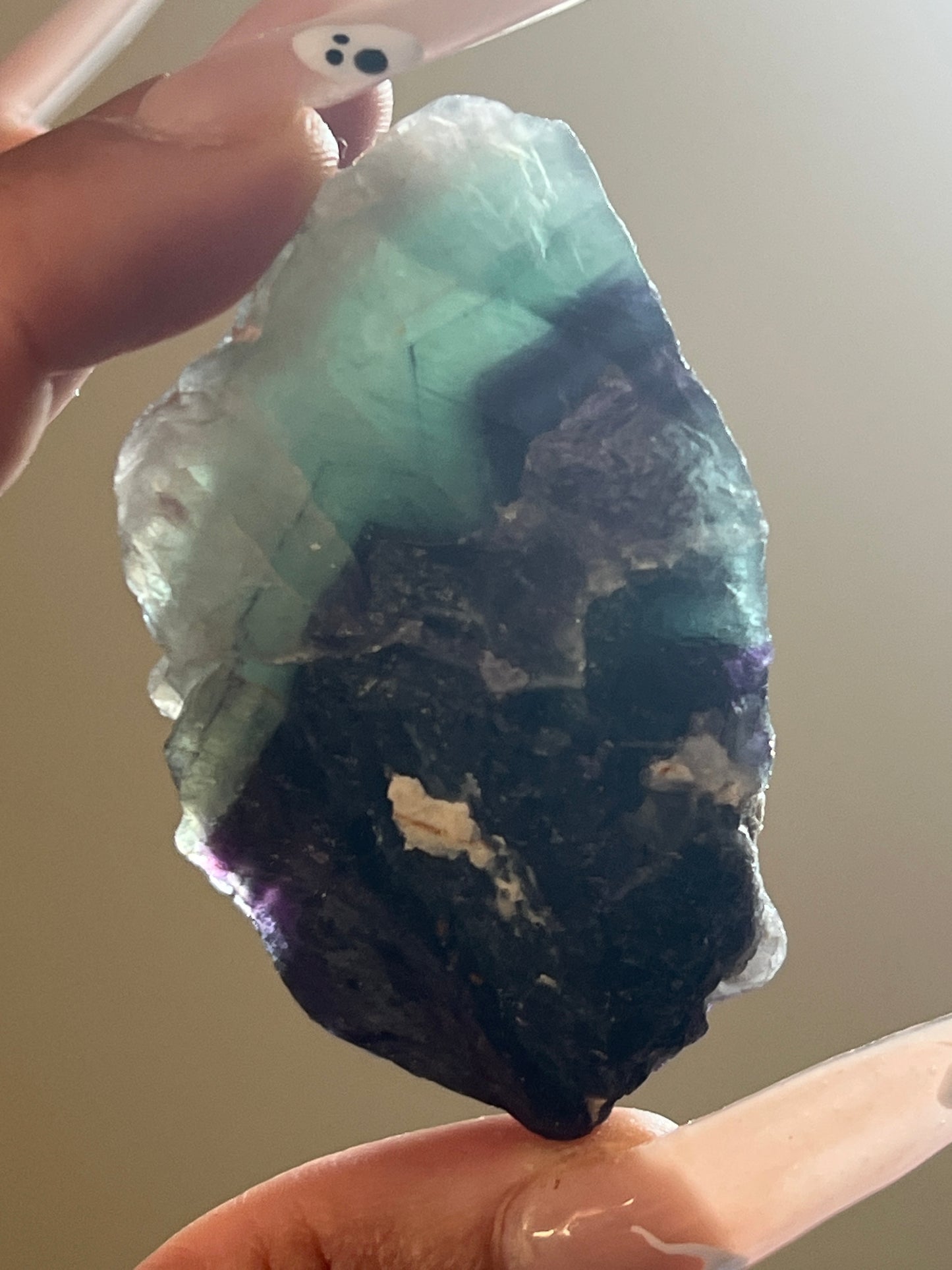 “Gushers Galore” Large Rainbow Fluorite Chunks