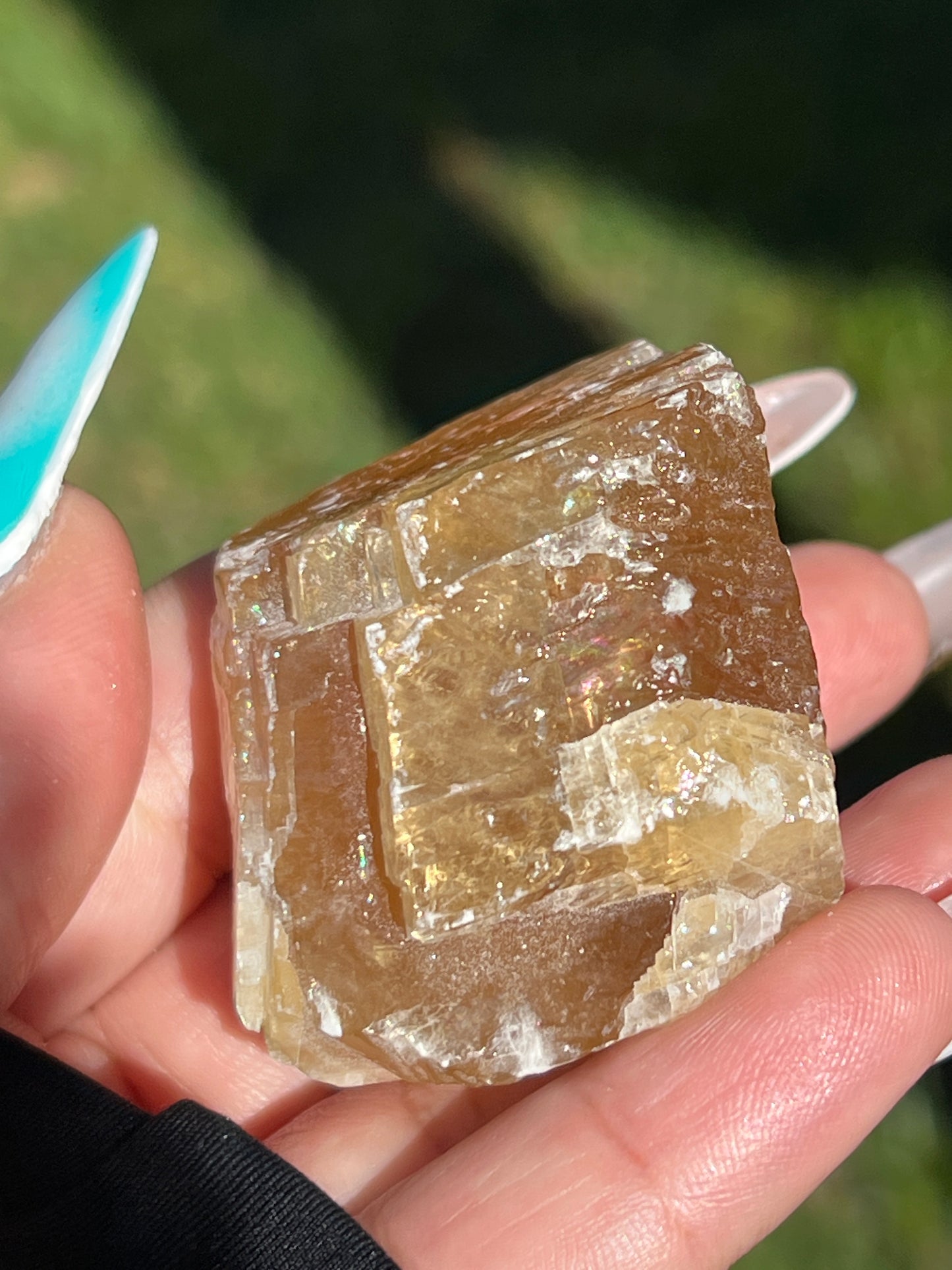 “Honeycomb” Honey Calcite Chunks