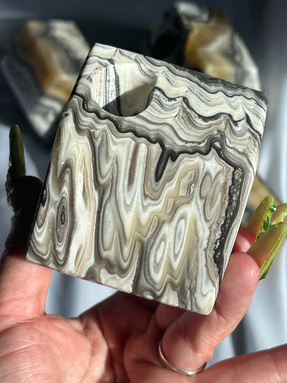 “Om Sweet Om” Onyx & Calcite House Set