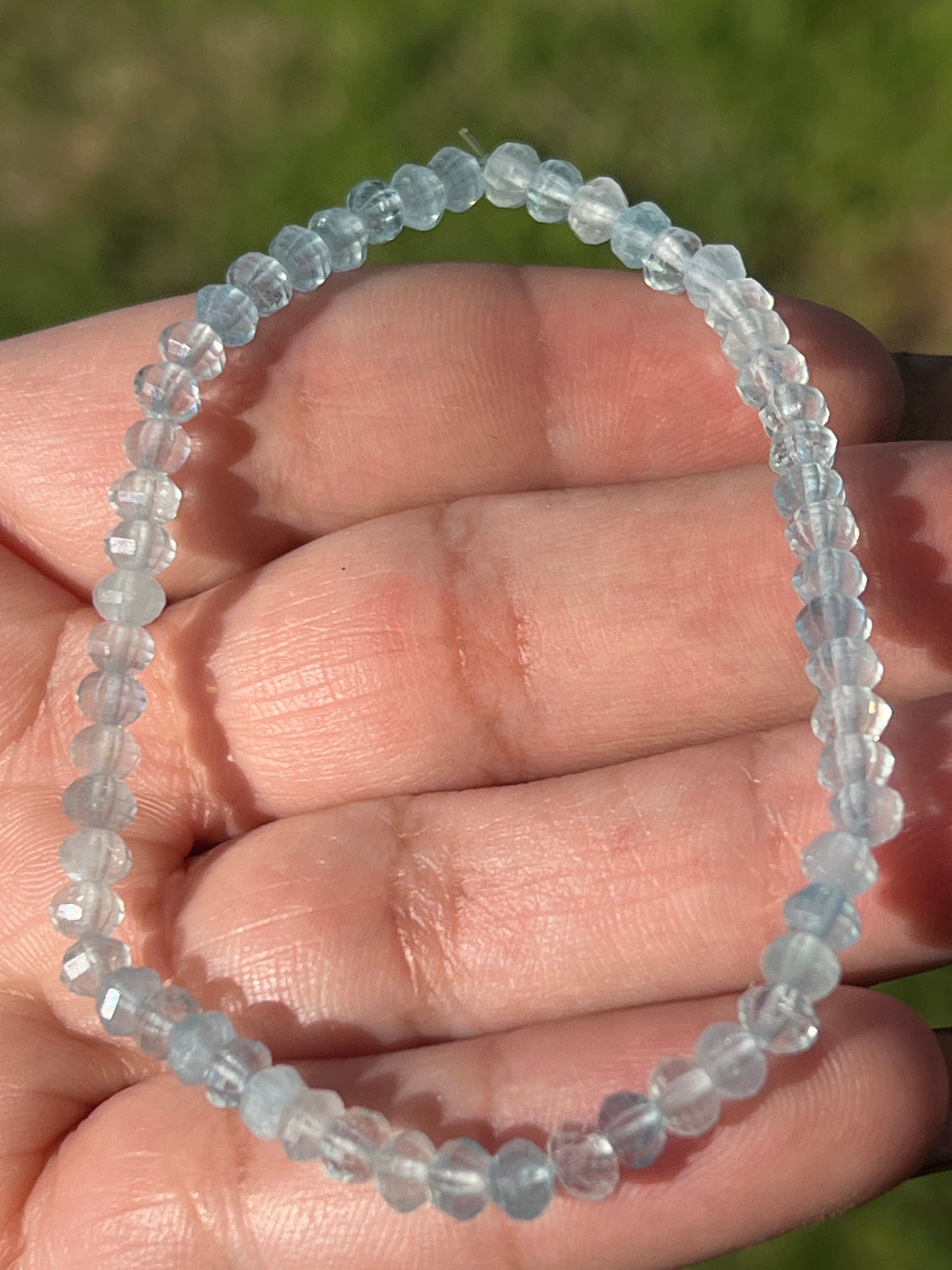 “Aquatic” Aquamarine Bracelet