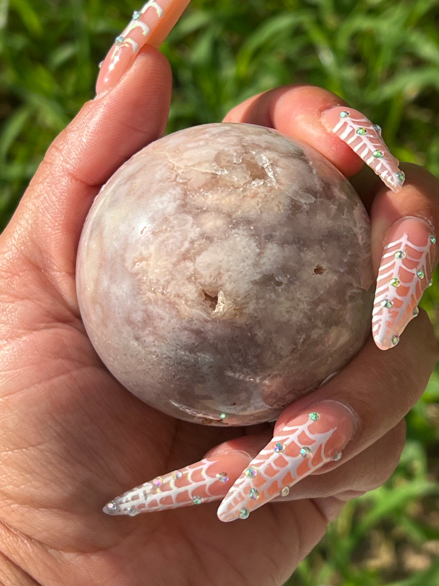 “Magica” Pink Amethyst Sphere