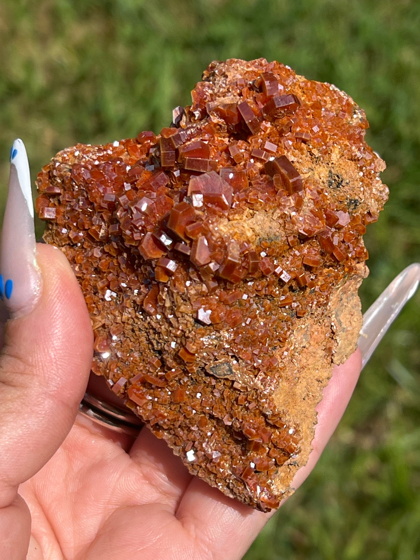 “Spiced Sugar” Vanadinite Cluster