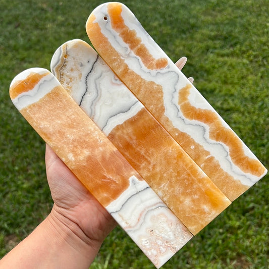 Onyx & Calcite Incense Holders