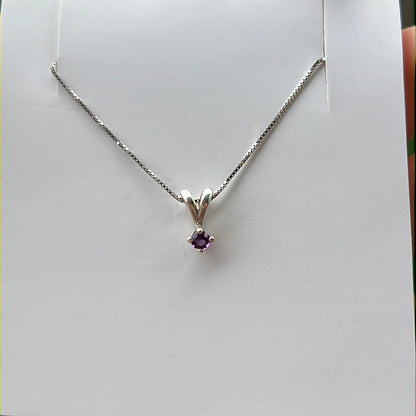 “Aligned Adornment” Amethyst Necklace