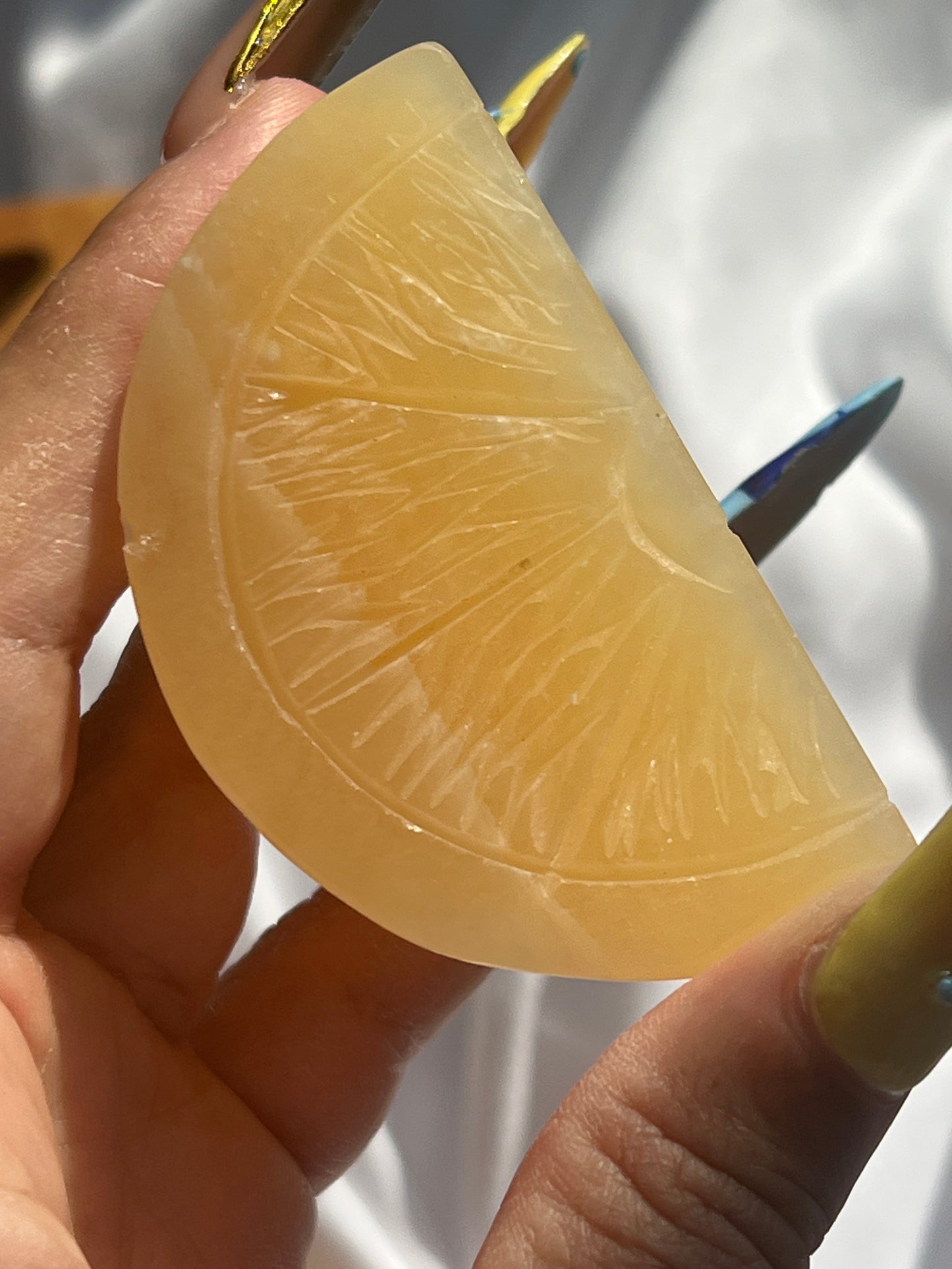 “Slice of Sunrise” Orange Calcite Orange Slices