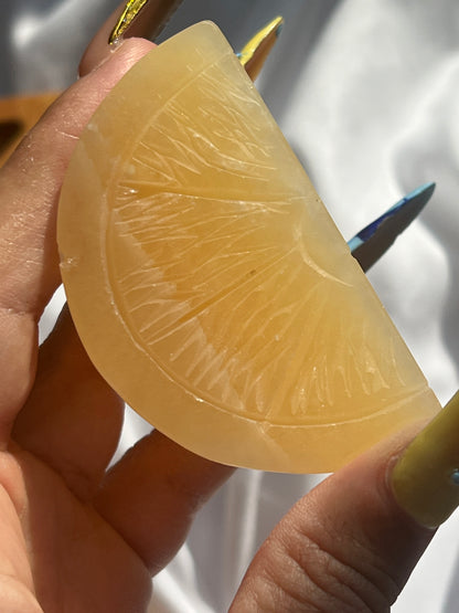 “Slice of Sunrise” Orange Calcite Orange Slices