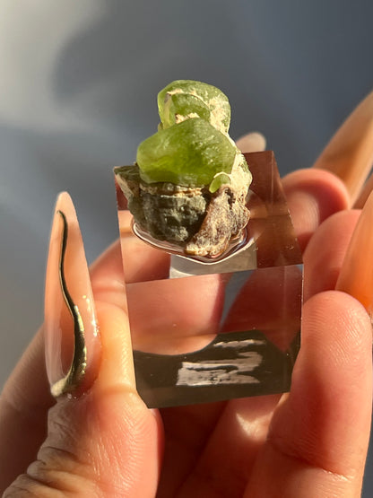 Medium Peridot Clusters