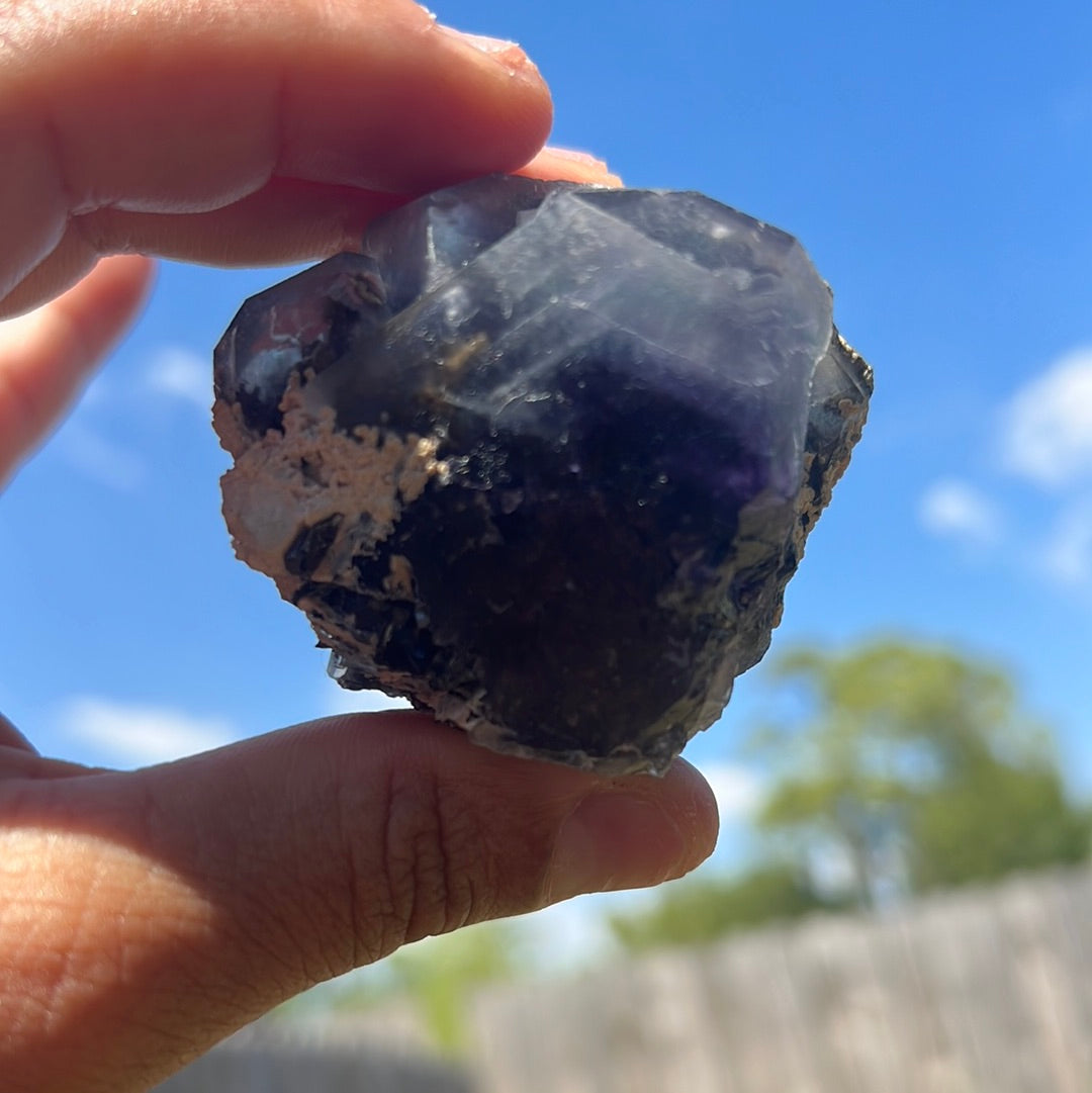 “Cosmic” Yindu Fluorite Cluster