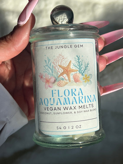 “Flora Aquamarina” Vegan Wax Melts