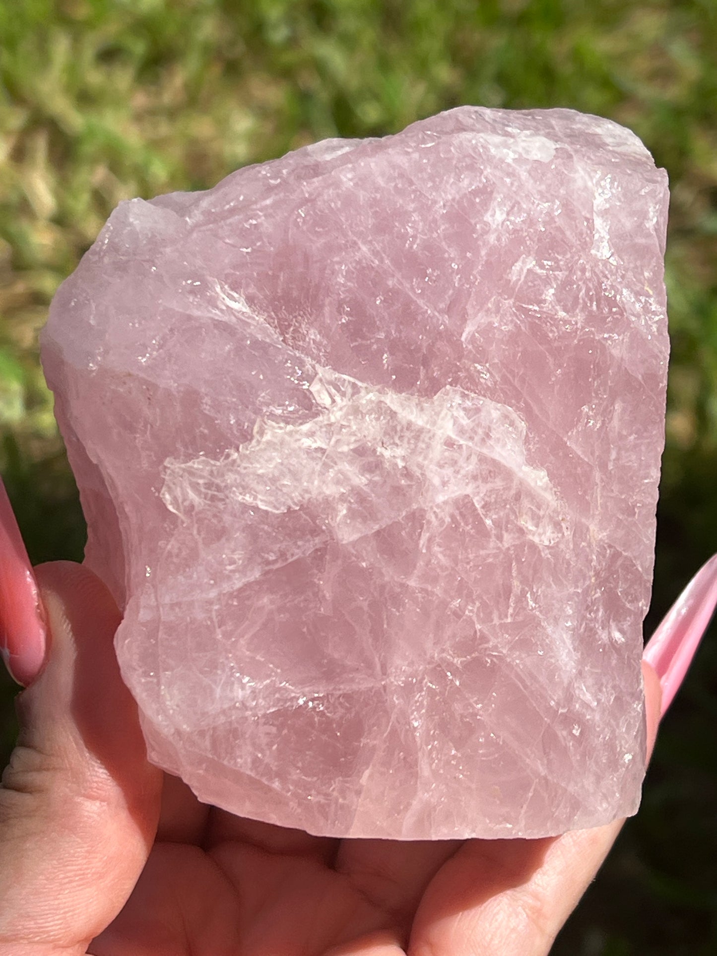 “Rosy Complexion” Rose Quartz Chunks