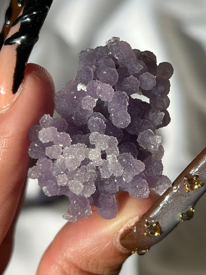 “Galactic Glitz” Grape Agate Clusters