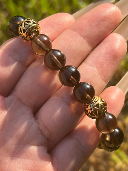 “Baroque” Smoky Quartz Bracelet