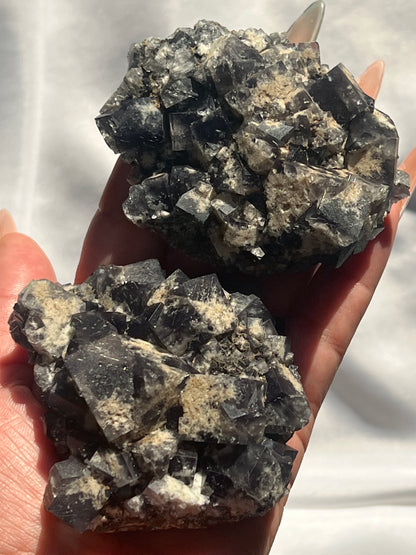 Yum Yum Pocket UK Fluorite Clusters