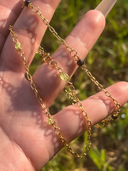 “Touch of Magic” Dainty Crystal Chain Bracelets