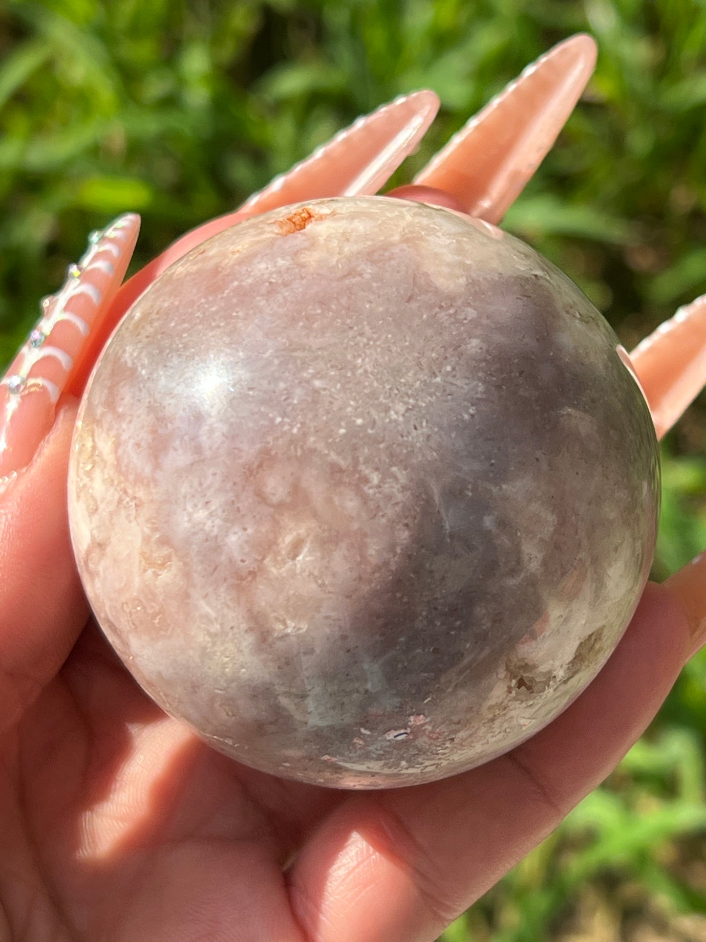 “Magica” Pink Amethyst Sphere