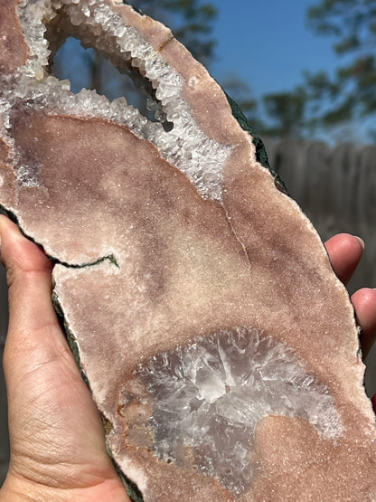 “Sugarcoated” Pink Amethyst Slab 2