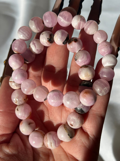 “Witch’s Brew” Pink Aragonite Bracelets