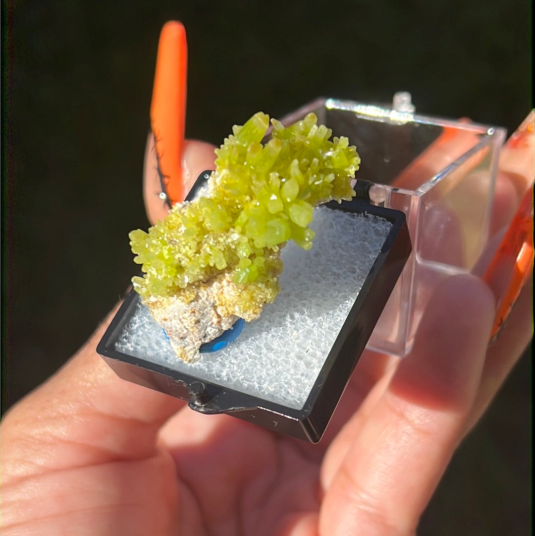 “Chartreuse” Pyromorphite Cluster