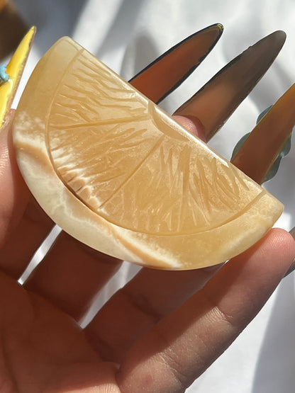 “Slice of Sunrise” Orange Calcite Orange Slices
