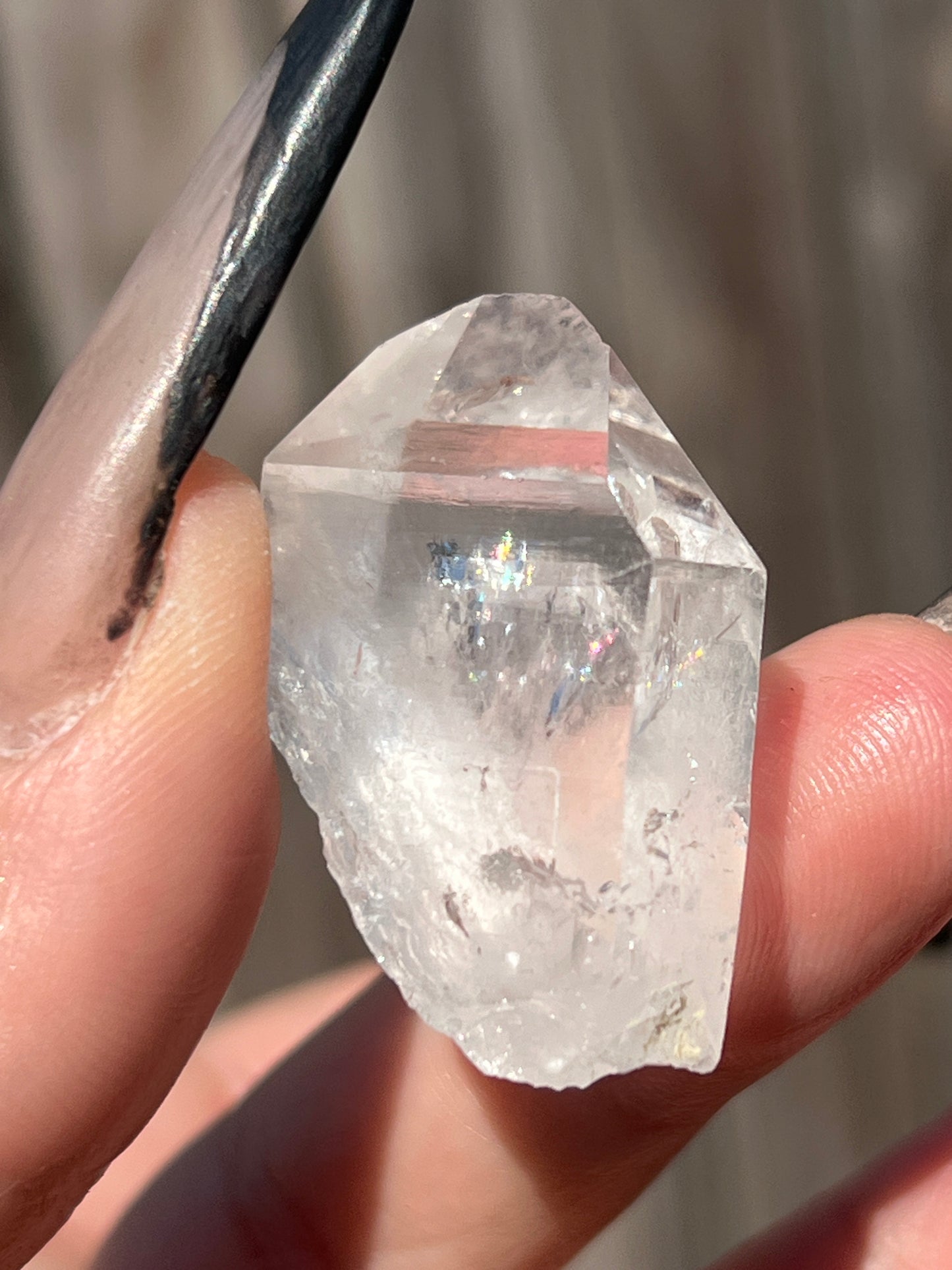 “Crystalline” Medium Faden Quartz Clusters