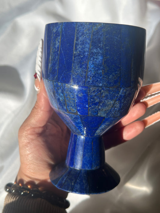 “Ravenclaw” Lapis Lazuli Goblet
