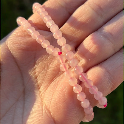 “Pink Lemonade” Rose Quartz Bracelets