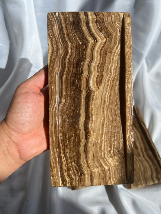 “Chocolat” Chocolate Calcite Trays