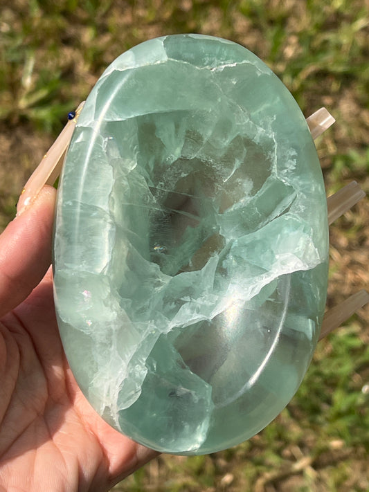 “Seafoam” Green Fluorite Bowl 2 (FB)