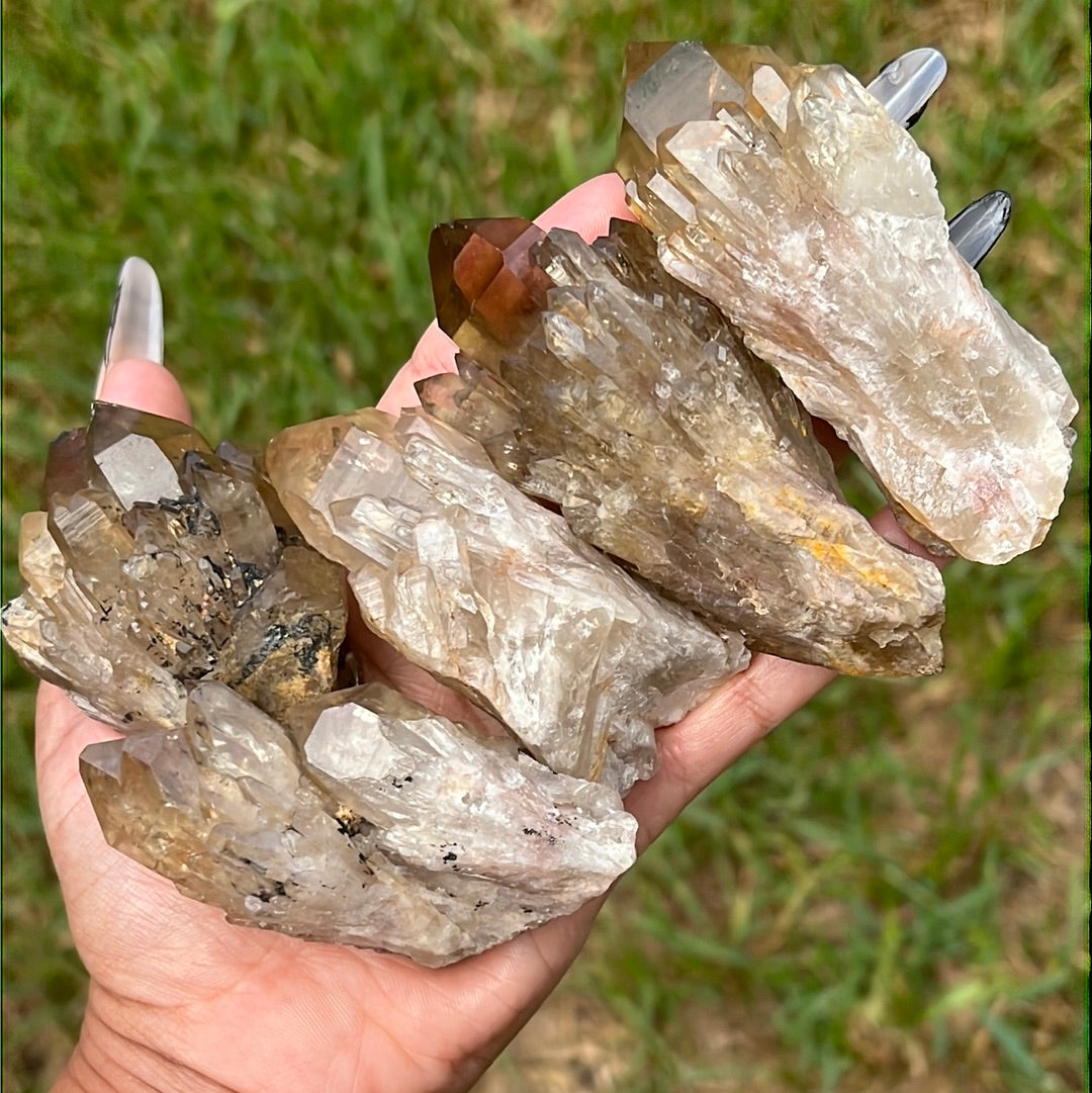 “Awaken” Kundalini Citrine Clusters