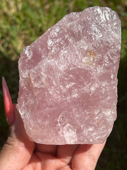 “Rosy Complexion” Rose Quartz Chunks