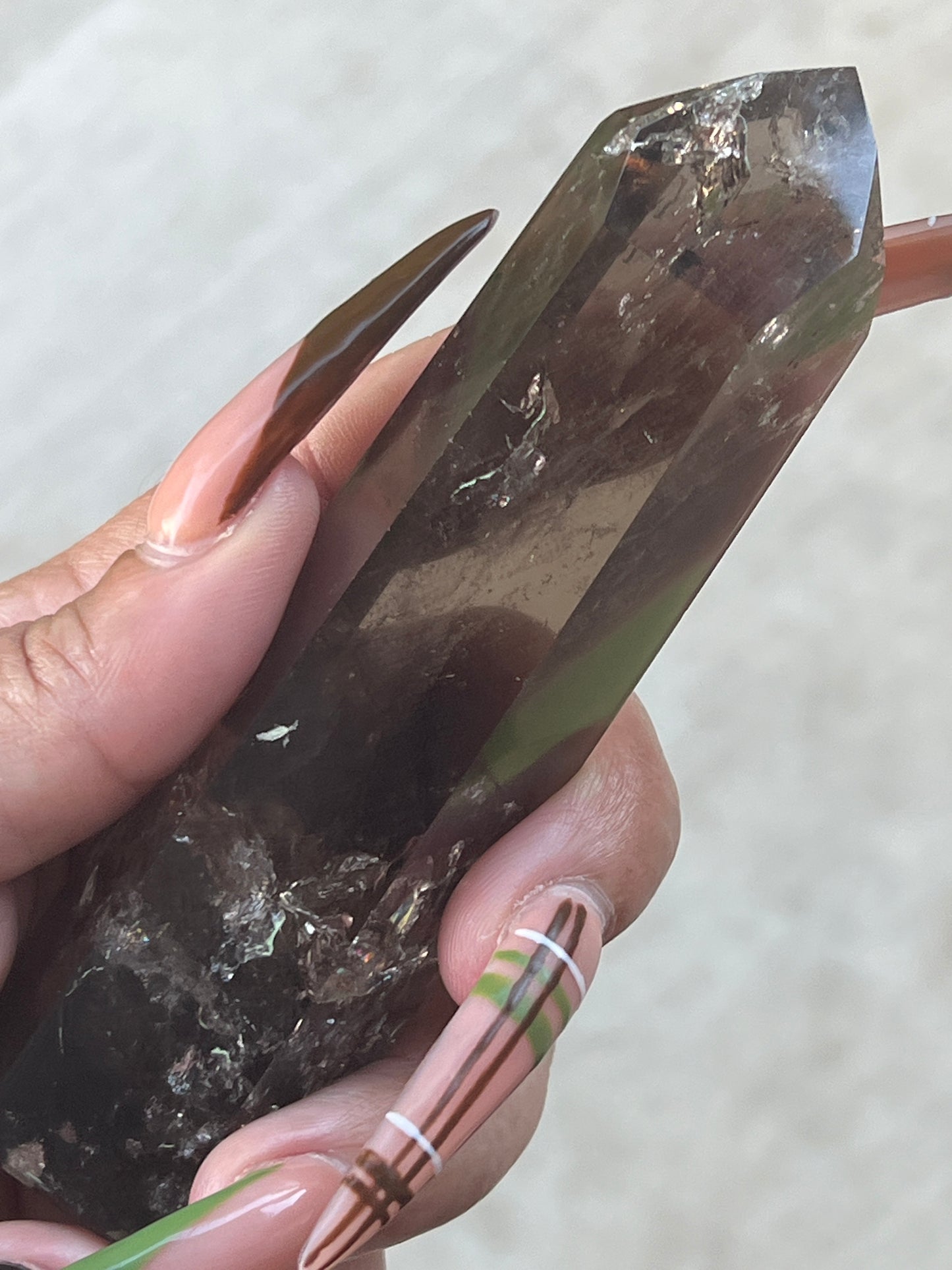 “Toasted Tower” Champagne Smoky Quartz Tower