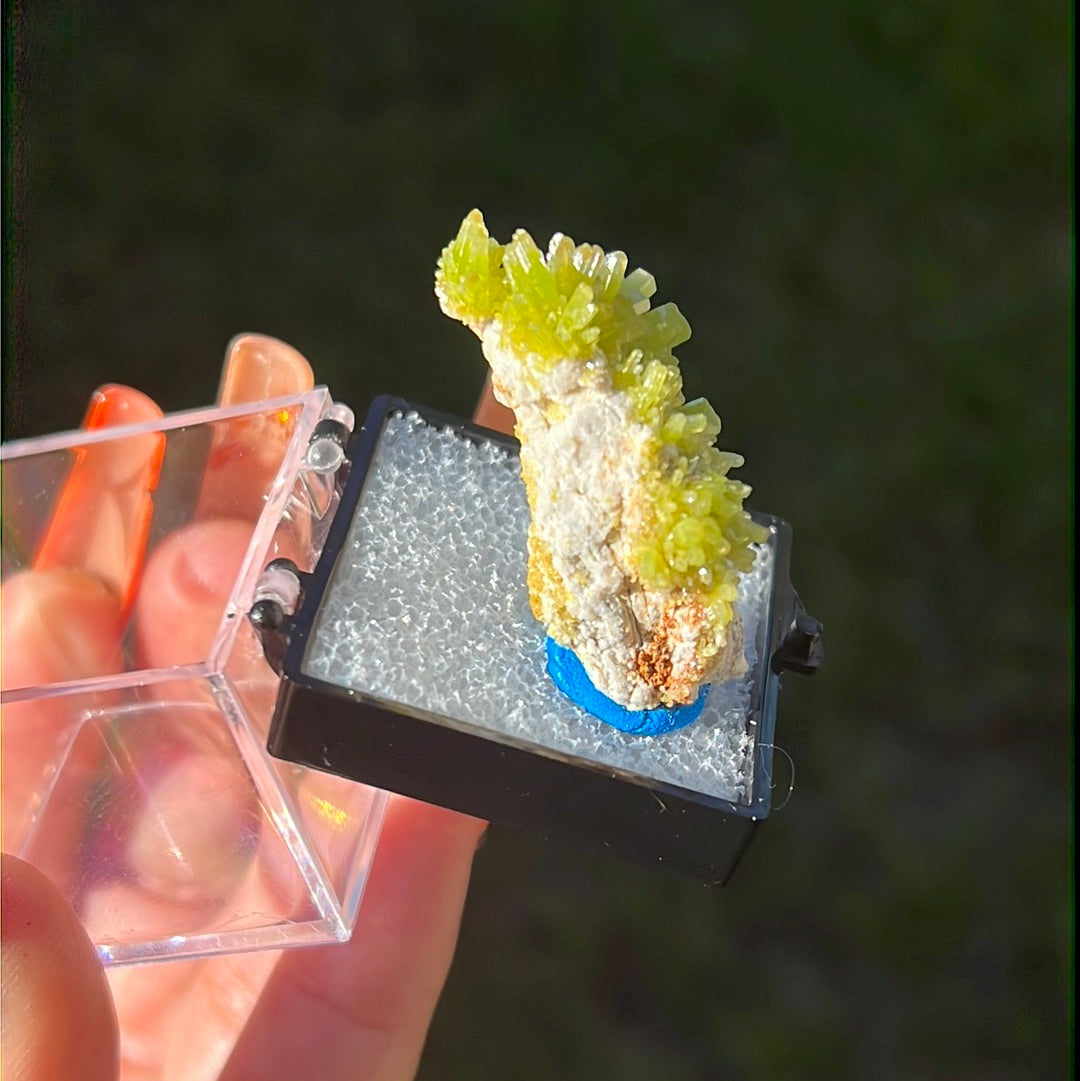 “Chartreuse” Pyromorphite Cluster