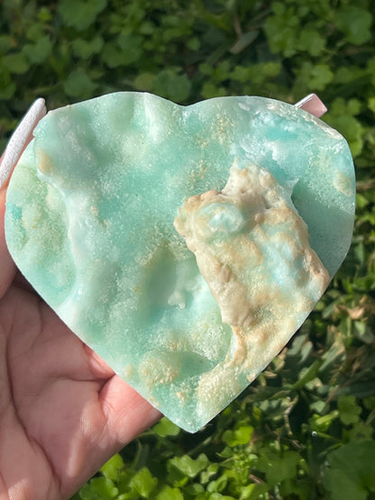 “Sea & Swoon” Blue Aragonite Hearts