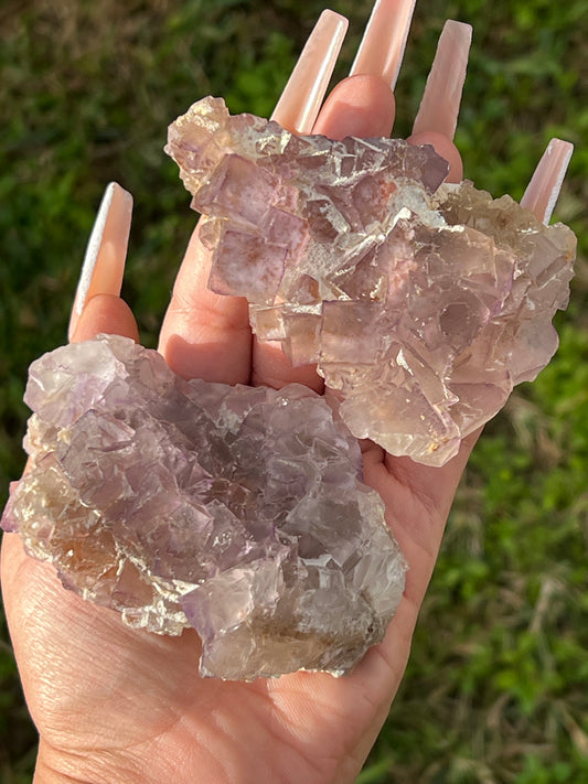 Medium-Large Balochistan Fluorite Clusters